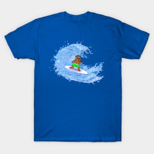 Teddy bear surfing T-Shirt